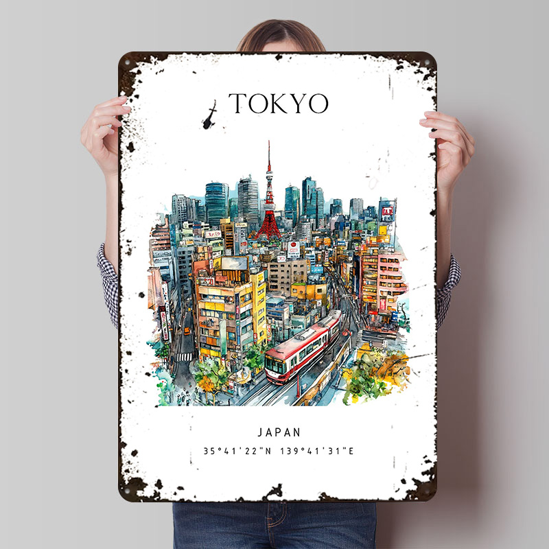 Retro Gaming Tokyo - Tokyo Japan Travel Printed Poster Customized