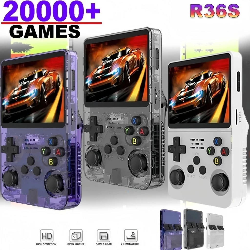 Retro Gaming Tv Box - Mini R36S Retro Handheld Video Game