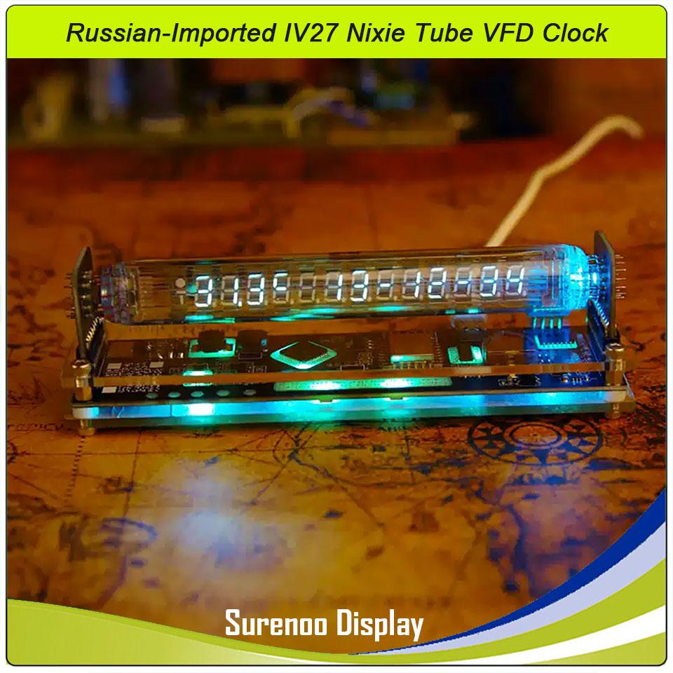 Retro Gaming Youtube - Surenoo Russian-Imported IV27 Nixie Tube VFD