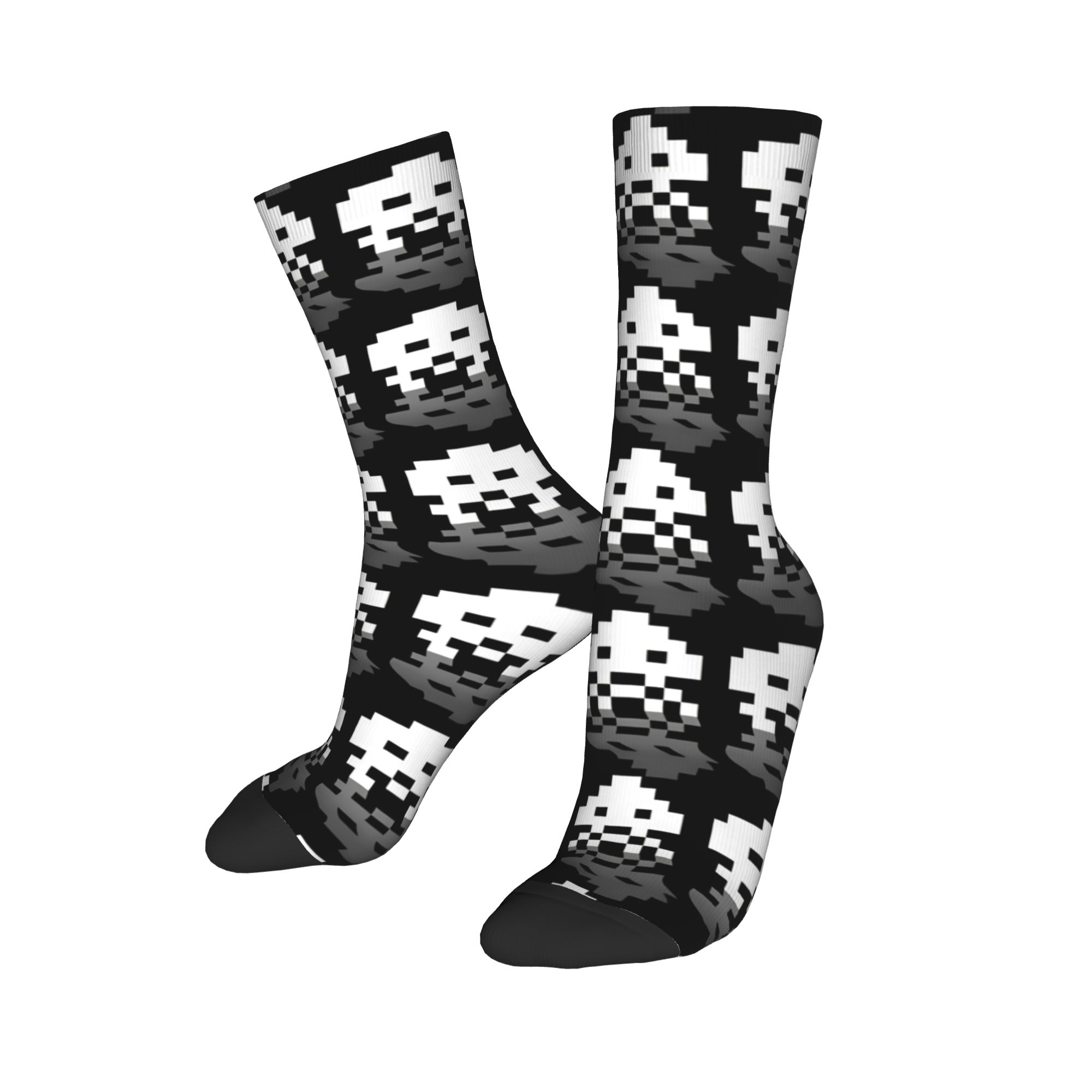 Retro Gaming Youtube - Cool Space Invaders Basketball Socks Retro