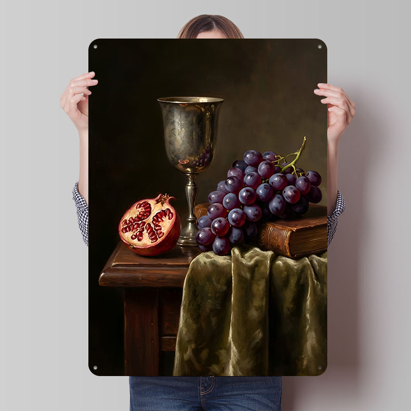 Retro Gaming Life - Still Life With Fruit and Chalice