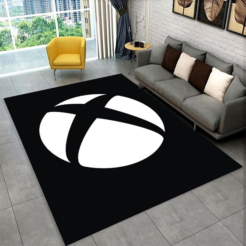 Retro Gaming Rug - retro Xbox Gaming Gamer Logo Carpet