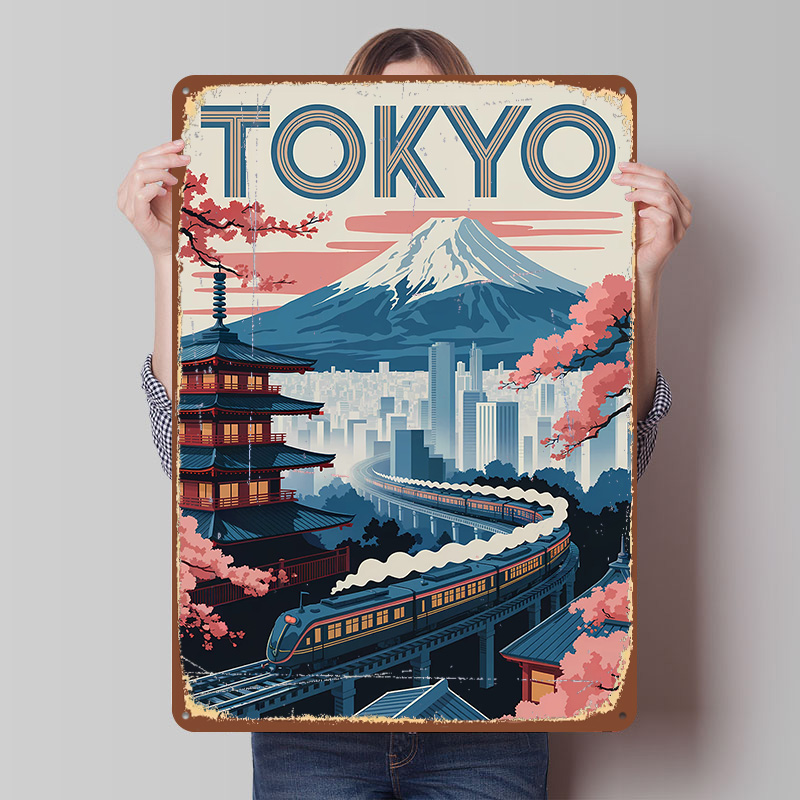 Retro Gaming Tokyo - Tokyo Travel With Train and Pagoda