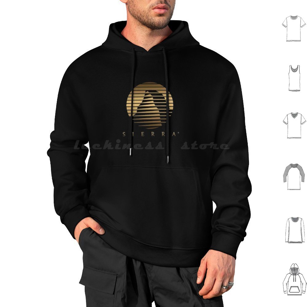 Retro Gaming Life - Sierra Logo Hoodies Long Sleeve Sierra
