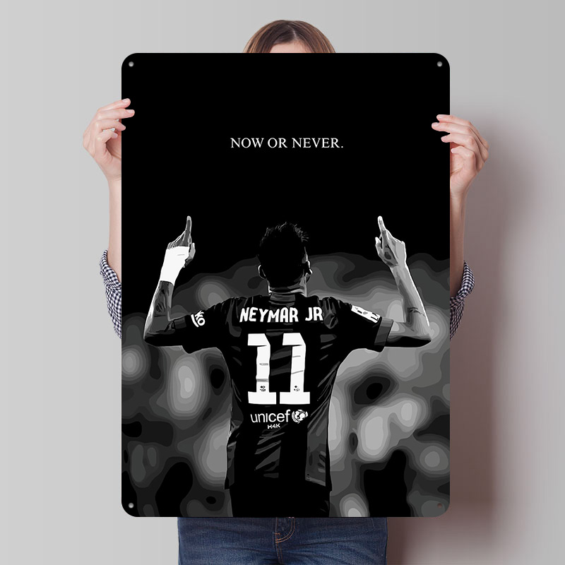 Retro Gaming Now - Neymar Jr. Now or Never Poster