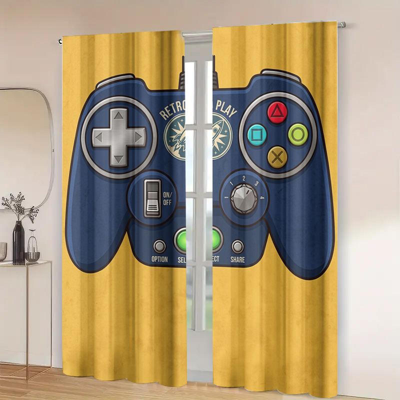 Gaming Controller Curtain Pane - Retro Gaming Youtube recension och pris