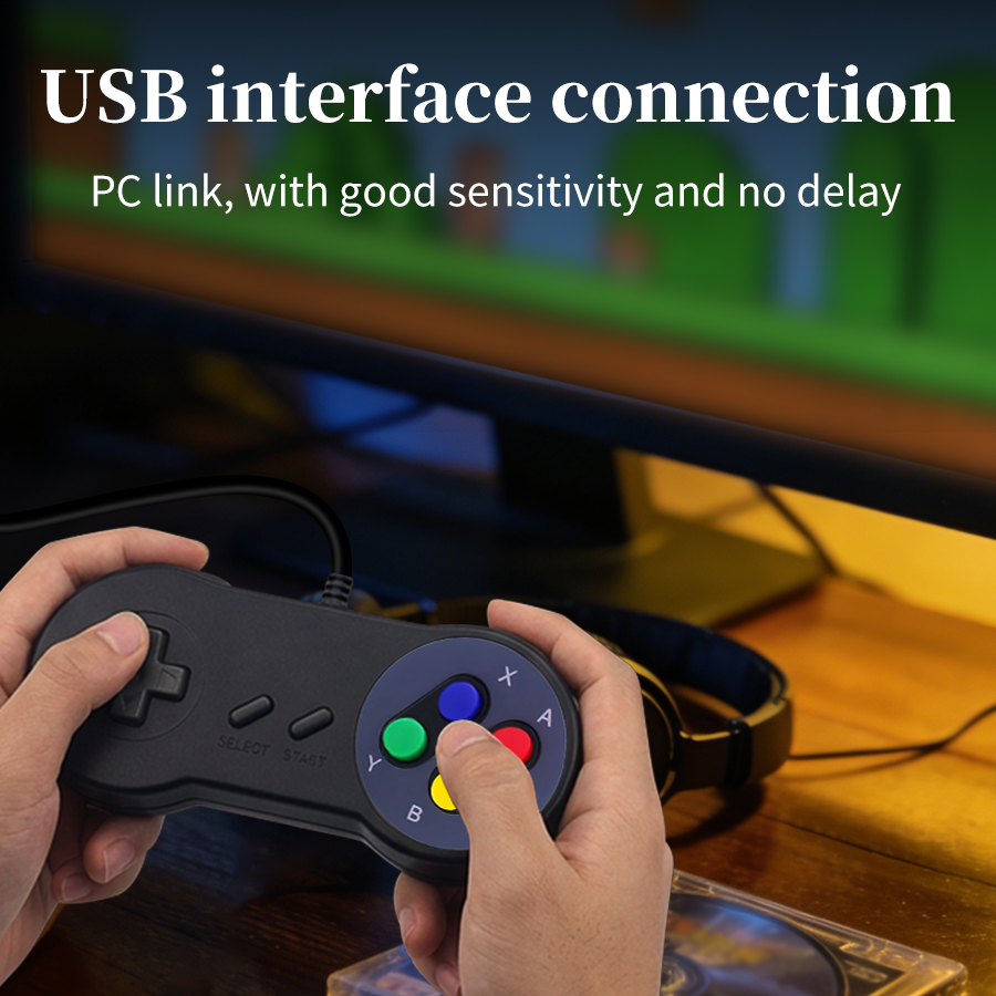1-2 pcs SNES USB Controller Re - Retro Gaming Raspberry Pi 4 recension och pris