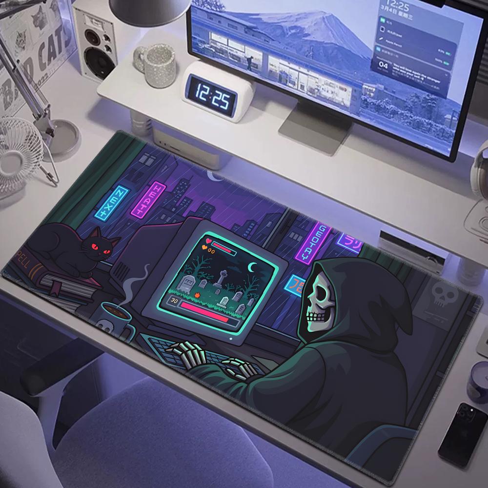 HYBXAXC Cozy Gamer DeskMat, Sp - Retro Gaming Desk Setup recension och pris