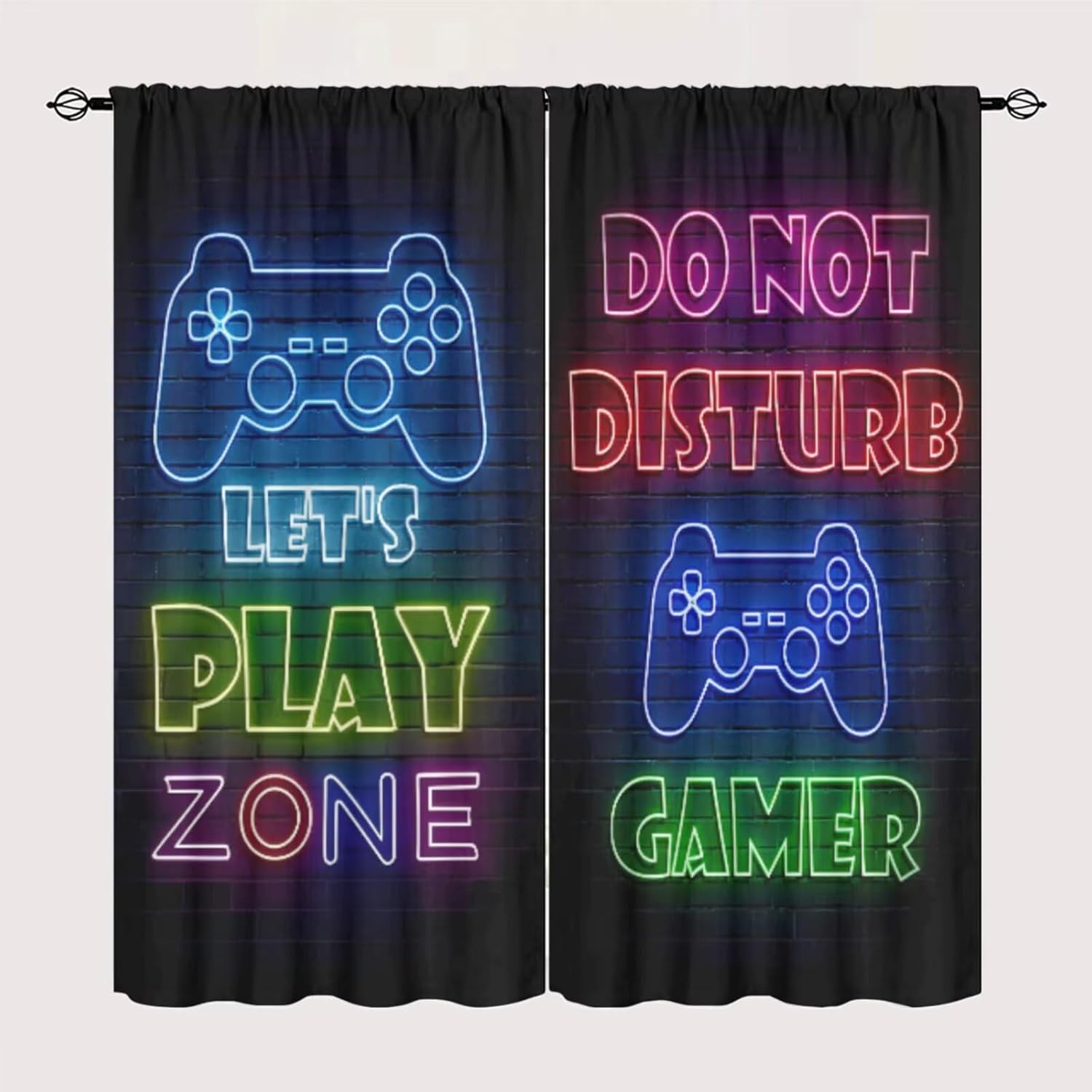 Gaming Gamer Curtain Curtains  - Retro Gaming Youtube recension och pris