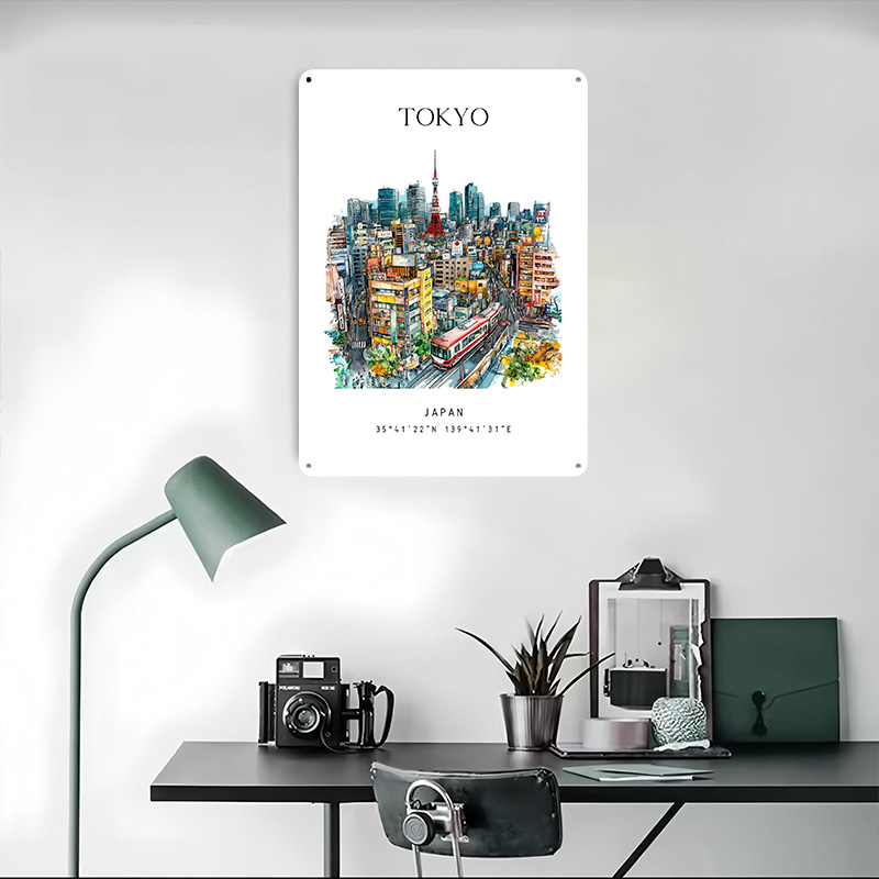 Tokyo Japan Travel Printed Pos - Retro Gaming Tokyo recension och pris
