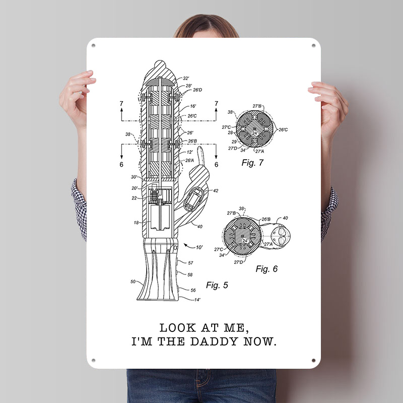 Im the Daddy Now Metal Poster  - Retro Gaming Now recension och pris
