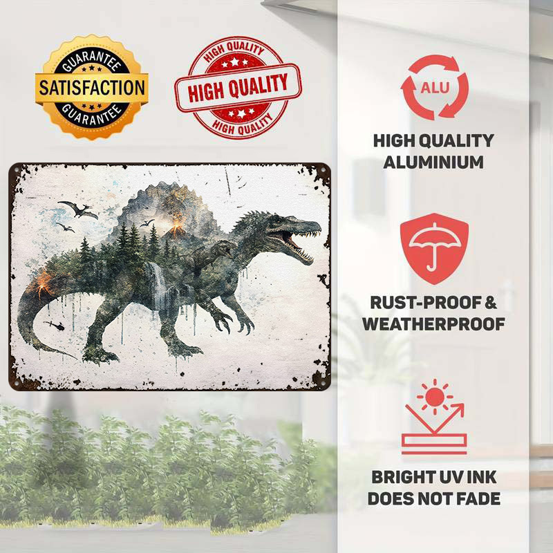 Spinosaurus Metal Poster Custo - Retro Gaming Gadgets recension och pris