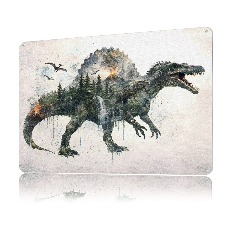 Spinosaurus Metal Poster Custo - Retro Gaming Gadgets recension och pris