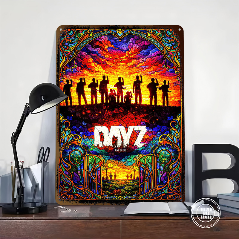 DayZ Stained Glass Tinplate Po - Retro Gaming Gadgets recension och pris