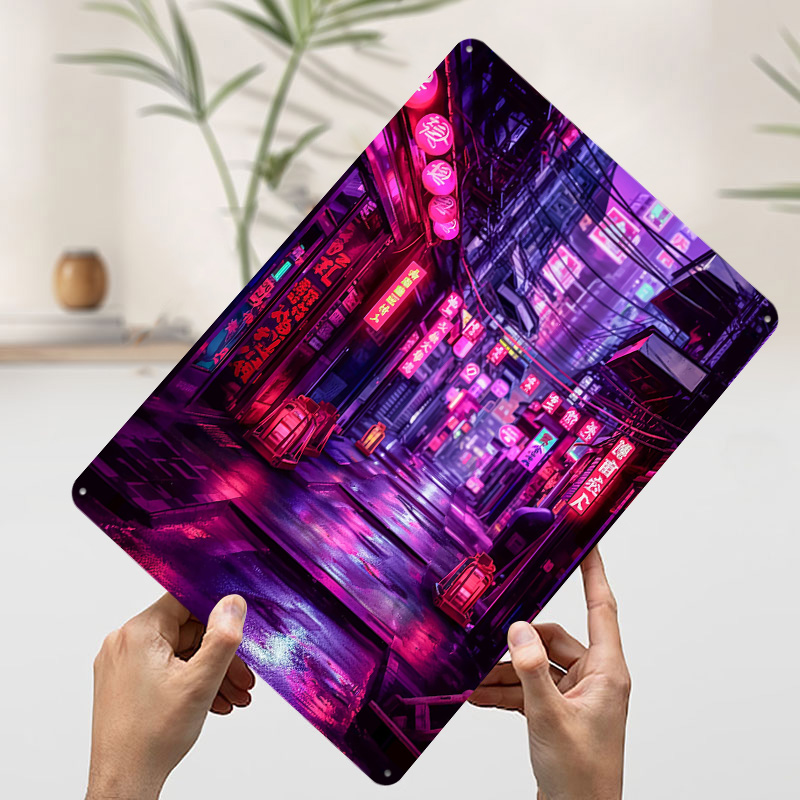 Tokyo Nights Cyberpunk Poster  - Retro Gaming Tokyo recension och pris