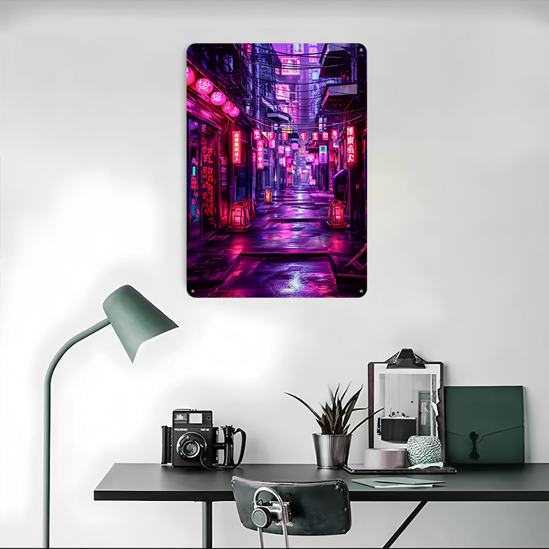 Tokyo Nights Cyberpunk Poster  - Retro Gaming Tokyo recension och pris