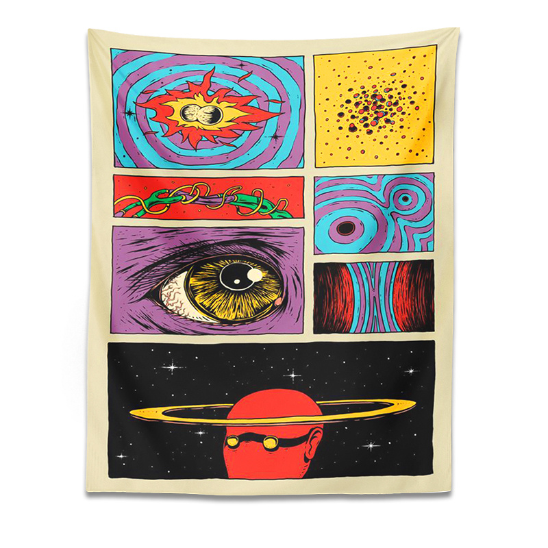 VIKAMA Psychedelic Collage Art - Retro Gaming Gadgets recension och pris