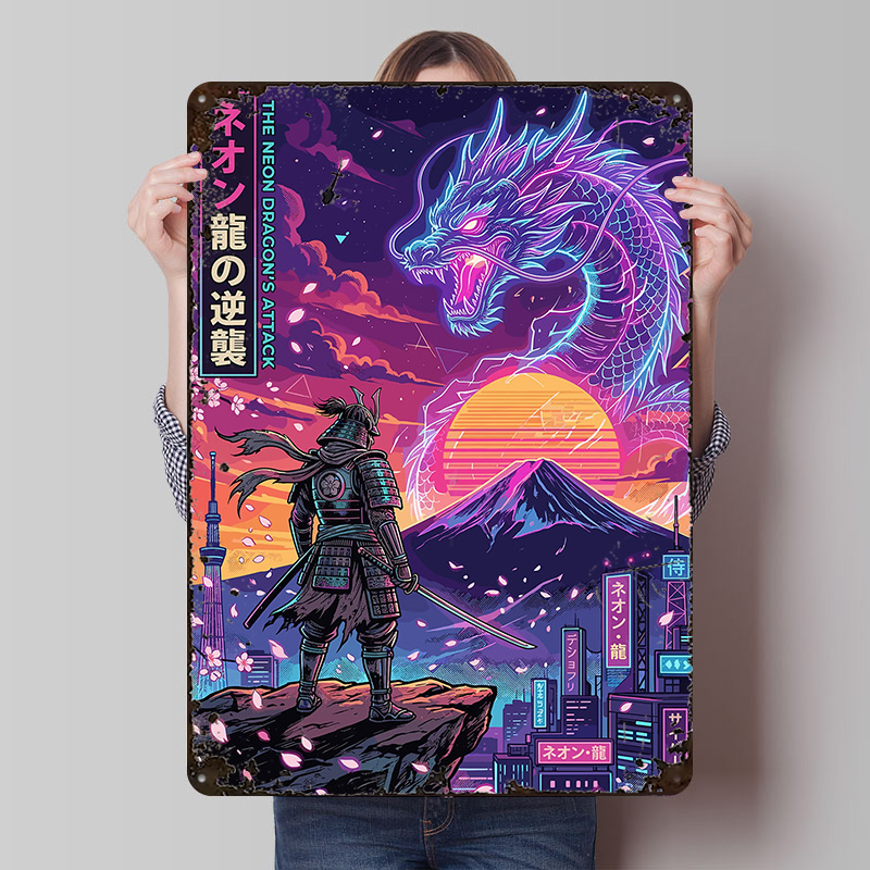 Samurai Vs Neon Dragon in Cybe - Retro Gaming Tokyo recension och pris