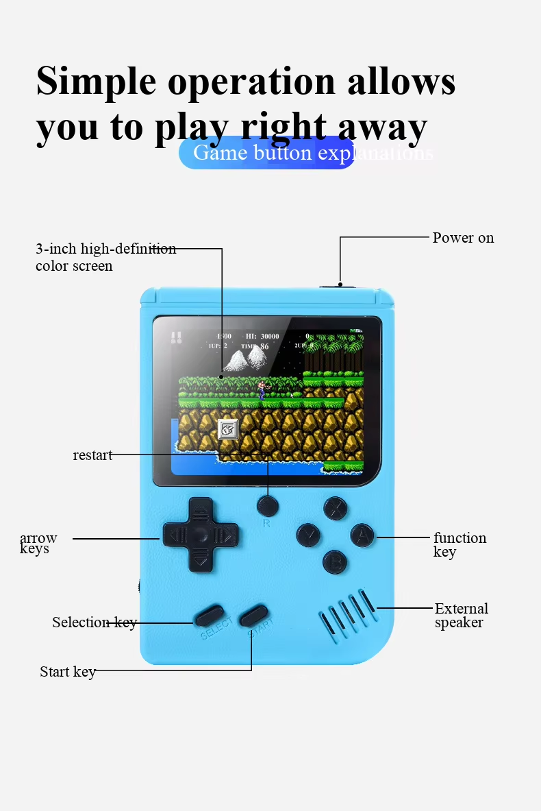 400 In 1 MINI Games Handheld G - Retro Gaming Gadgets recension och pris