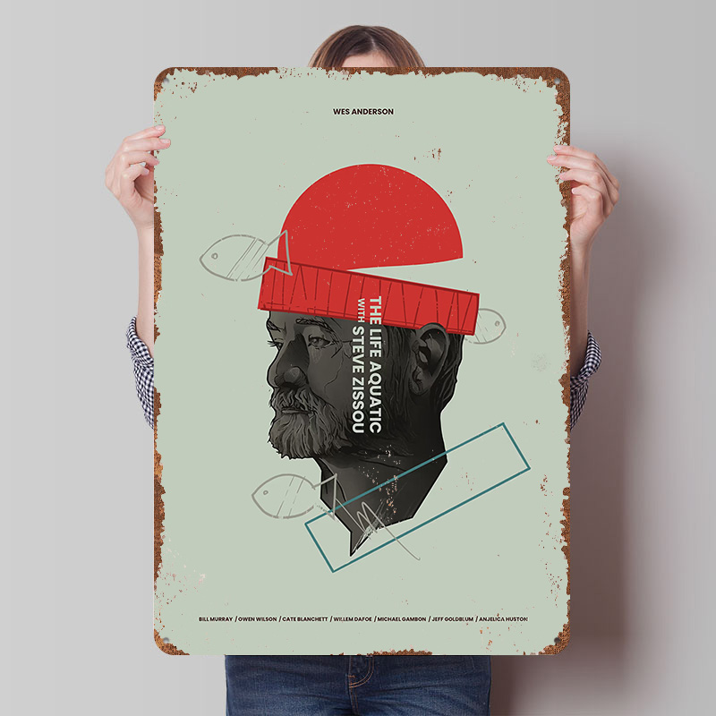The Life Aquatic Printed Poste - Retro Gaming Life recension och pris