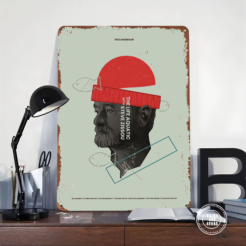 The Life Aquatic Printed Poste - Retro Gaming Life recension och pris