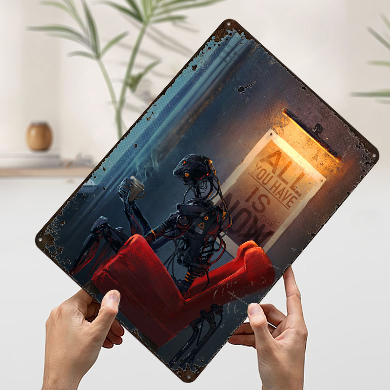 Now Nothing Metal Poster Custo - Retro Gaming Now recension och pris
