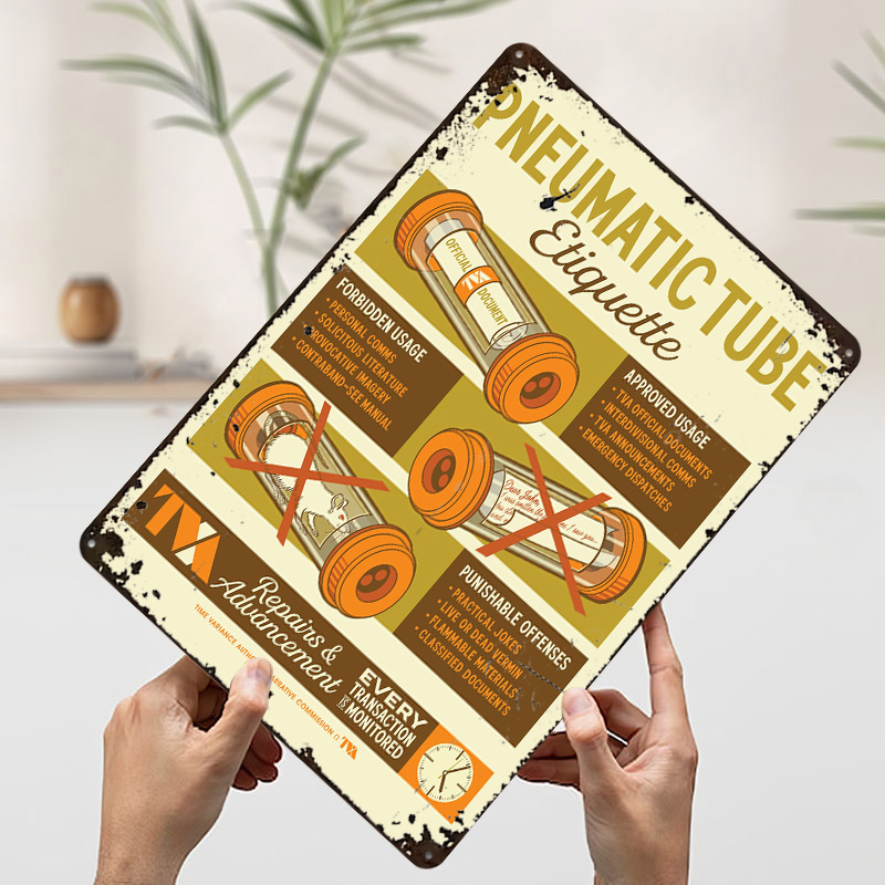 Pneumatic Tube Etiquette Tin P - Retro Gaming Youtube recension och pris