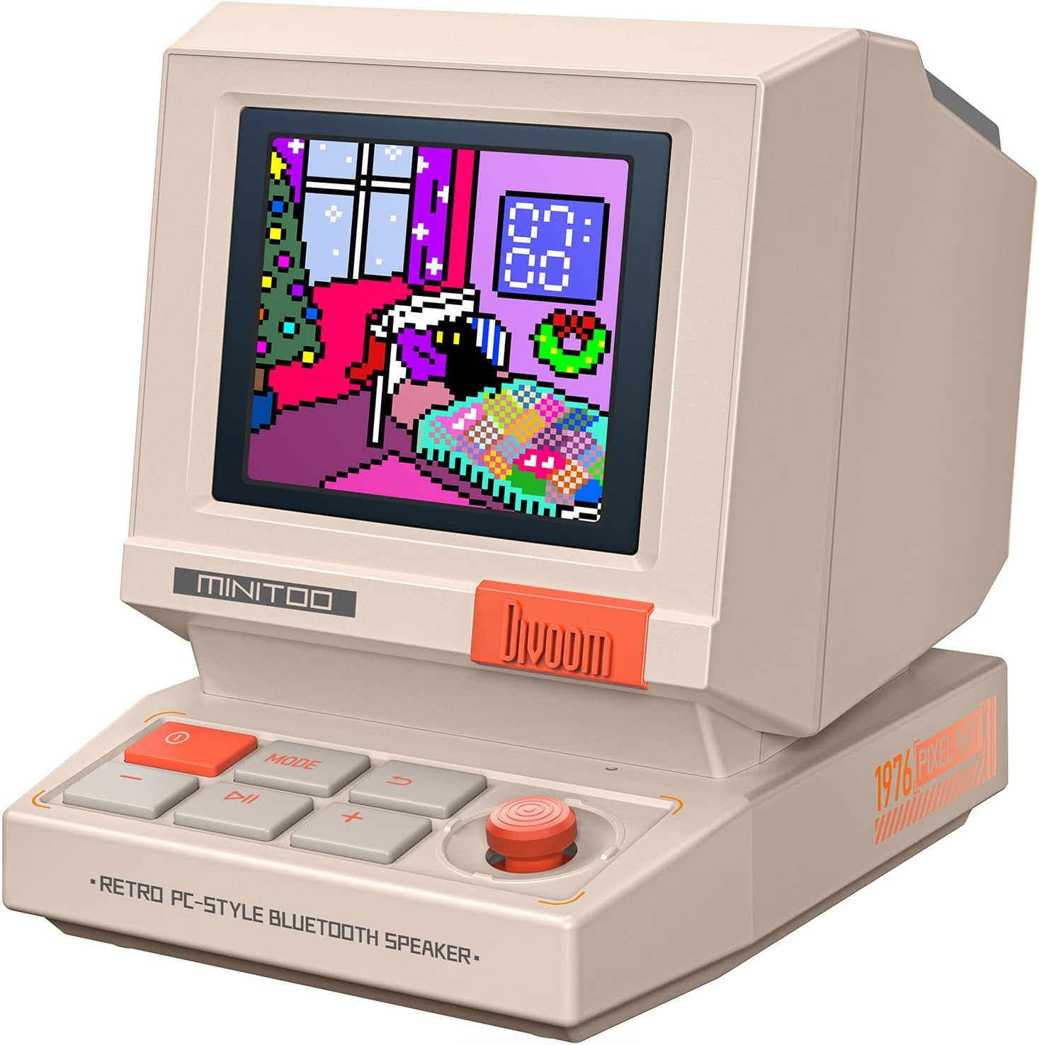 Retro PC-Style Mini Speaker wi - Retro Gaming Desk Setup recension och pris