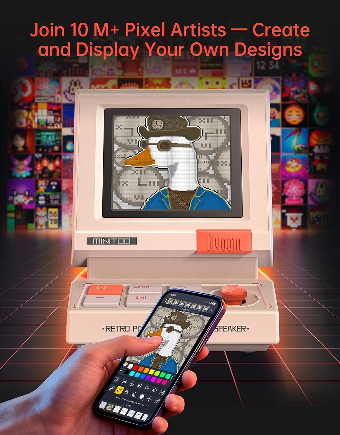 Retro PC-Style Mini Speaker wi - Retro Gaming Desk Setup recension och pris