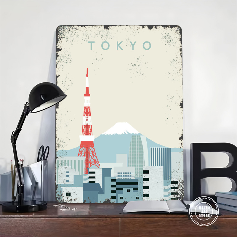 Tokyo Poster Retro 3D Printed  - Retro Gaming Tokyo recension och pris