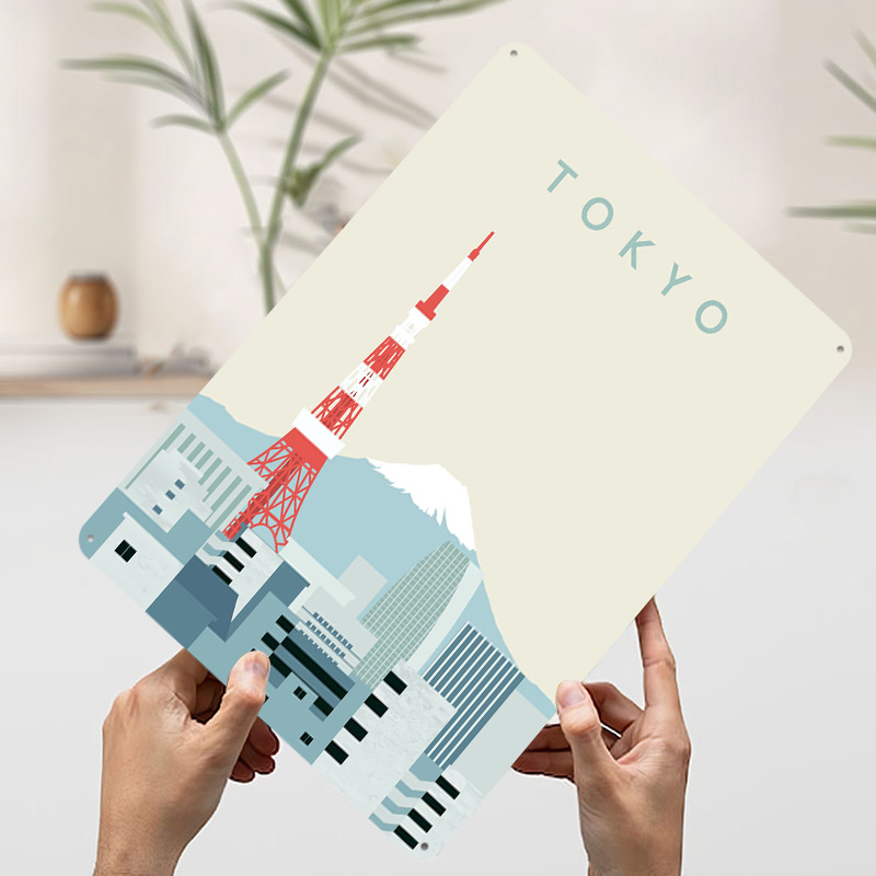 Tokyo Poster Retro 3D Printed  - Retro Gaming Tokyo recension och pris