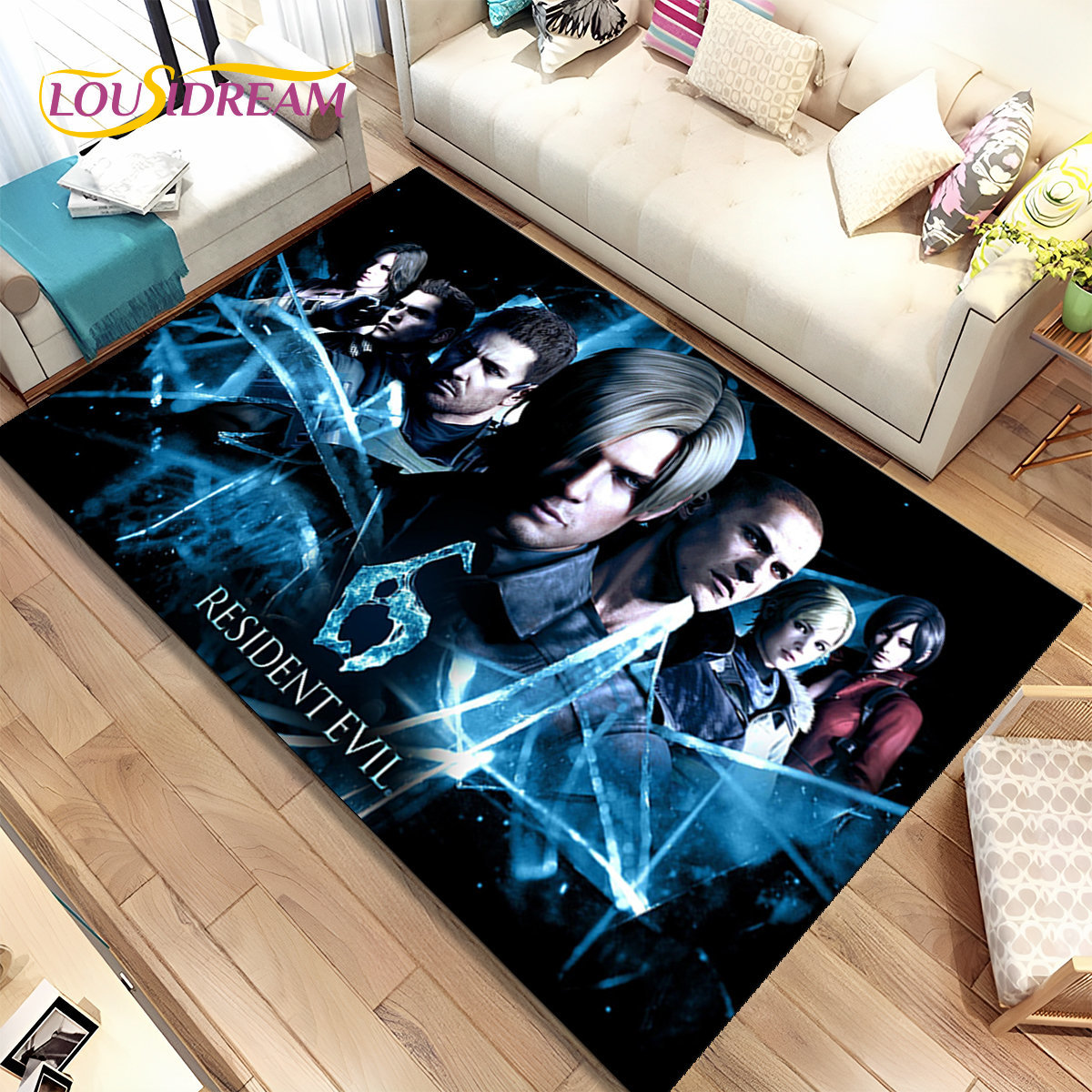 3D R-Resident Evil Games Gamer - Retro Gaming Rug recension och pris
