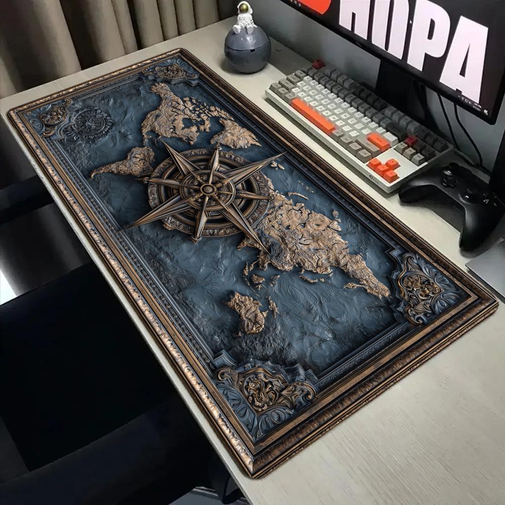 Retro compass and map Mouse Pa - Retro Gaming Rug recension och pris
