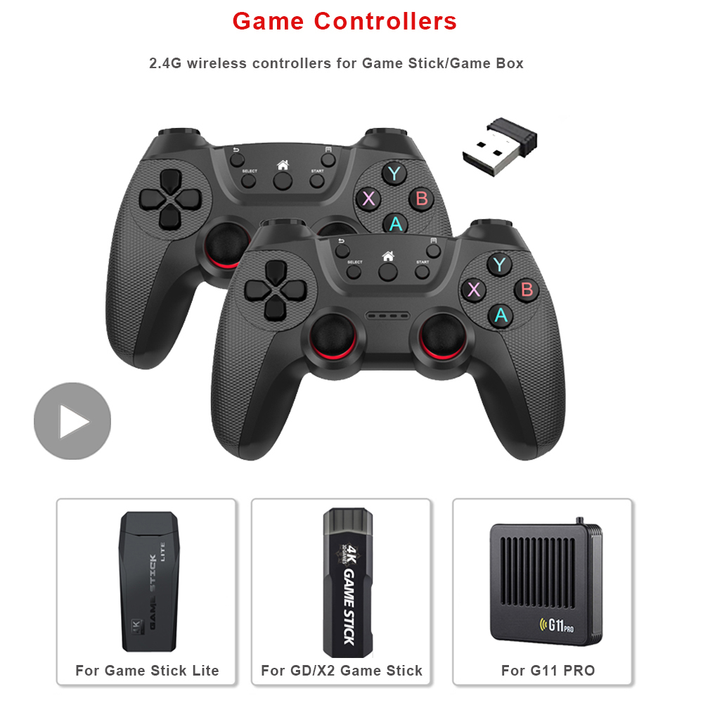 Wireless Gamepad Gaming Contro - Retro Gaming Tv Box recension och pris