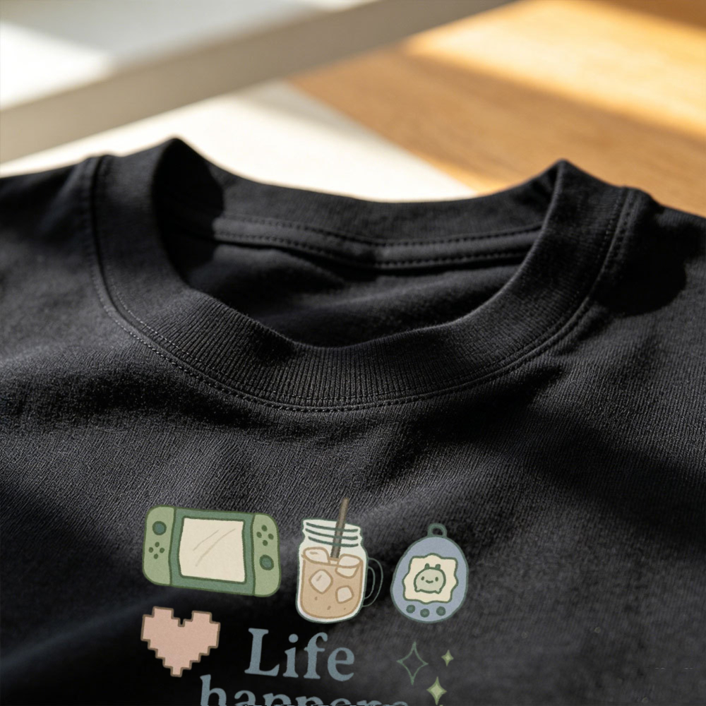 Life Happens Gaming Helps Cute - Retro Gaming Life recension och pris
