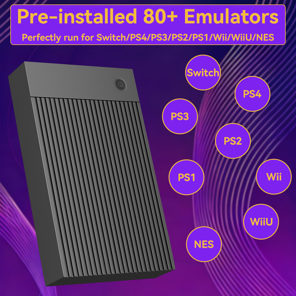 Portable 4TB Gaming HDD with 5 - Retro Gaming Ps3 recension och pris
