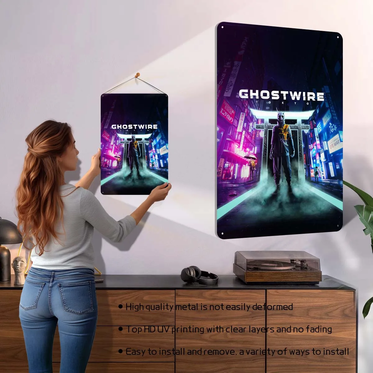 Ghostwire Tokyo Posters Classi - Retro Gaming Tokyo recension och pris