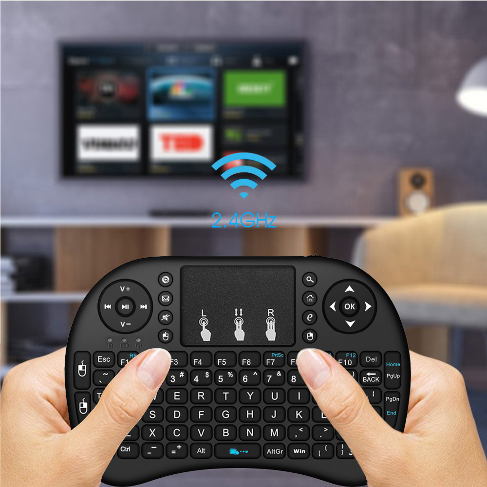 Backlit Mini Wireless Keyboard - Retro Gaming Tv Box recension och pris