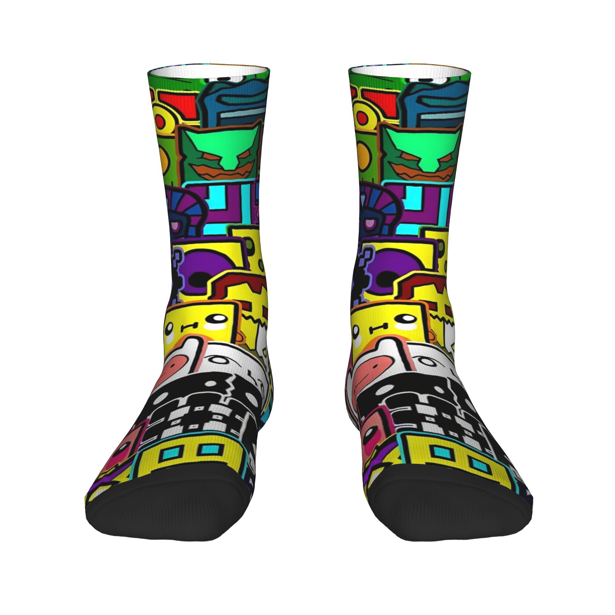 Geometry Gaming Dashed  Socks  - Retro Gaming Youtube recension och pris