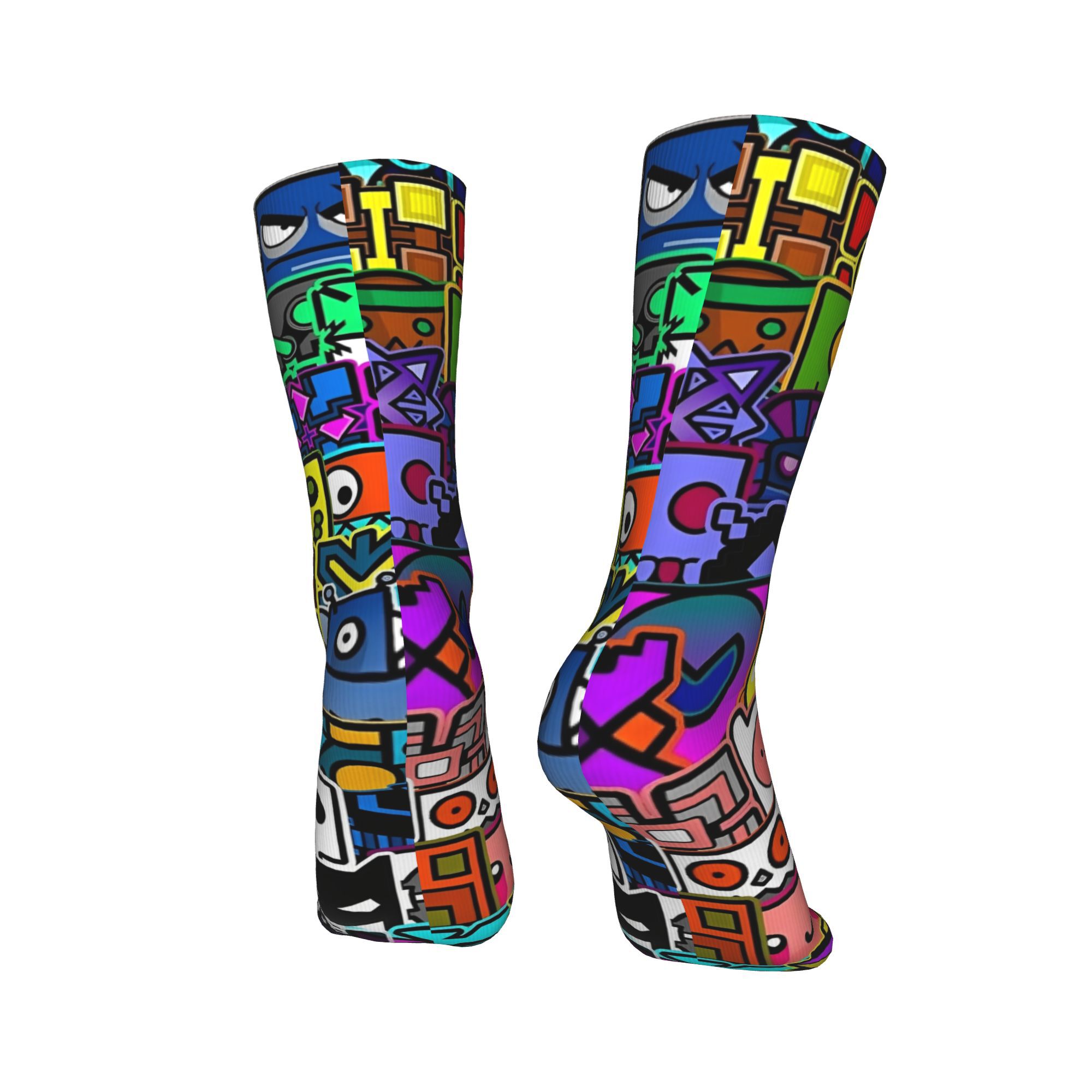 Geometry Gaming Dashed  Socks  - Retro Gaming Youtube recension och pris
