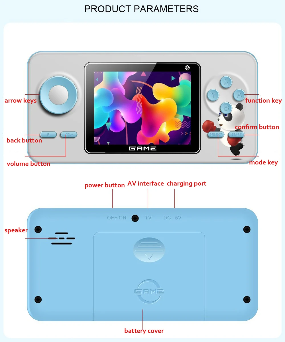 New S5 Mini Retro Video Gaming - Retro Gaming Gadgets recension och pris
